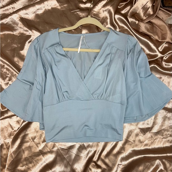 Draped V-Neck Top by Anthropologie - Picture 7 of 12